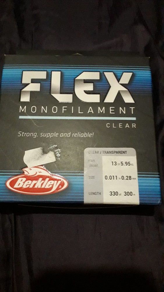 Berkley flex Monofilament 2 Spools Unused.