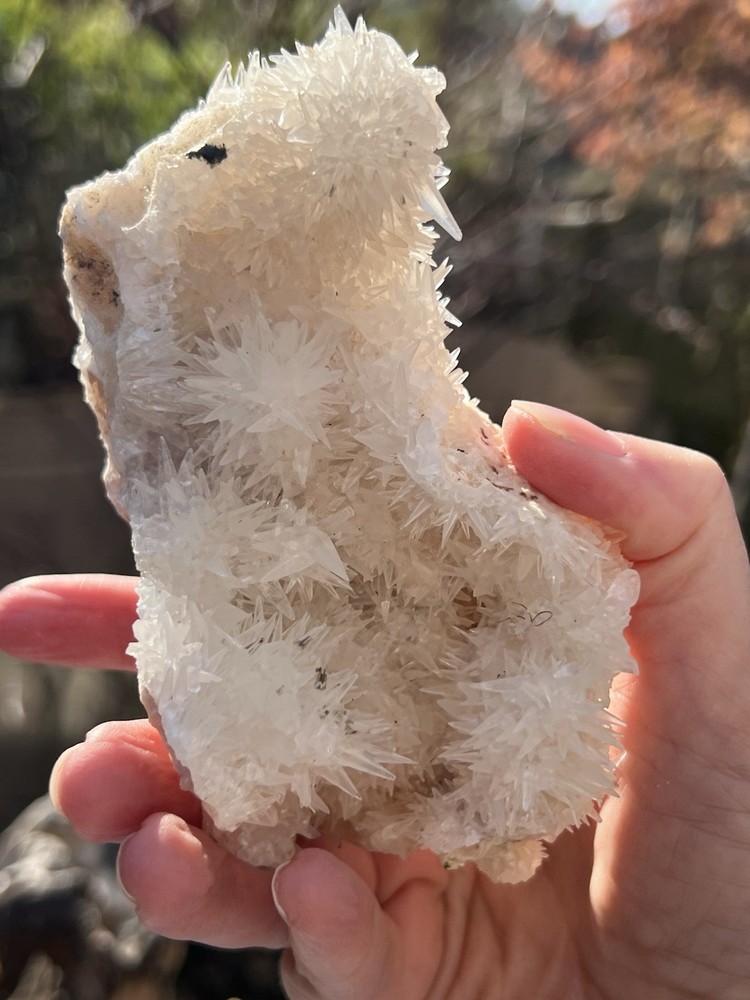 Calcite Spiky Cluster Crystal Patterns 319g 3