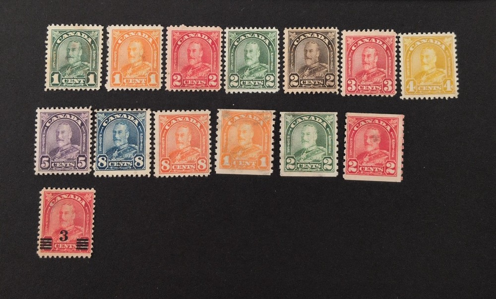 Canada,  King George V, MNG + used, Lot
