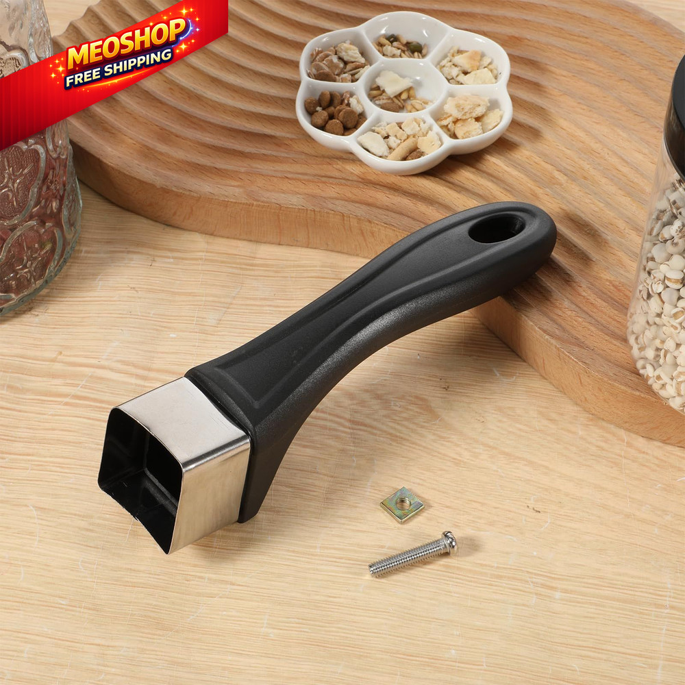 Bakelite Pot Handle, Big Scald-Proof Long Handle Replacement Grip, Black