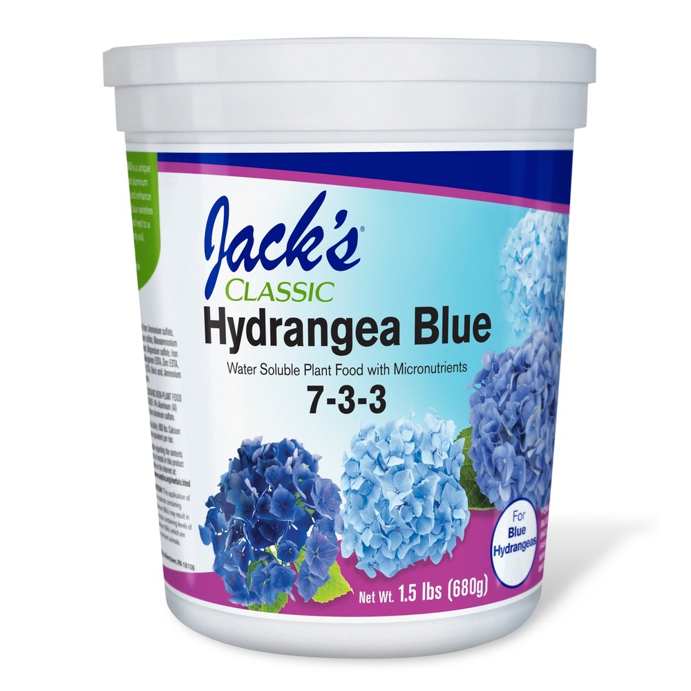 Jack's Classic 7-3-3 Hydrangea Blue Water-Soluble Fertilizer, 1.5lbs