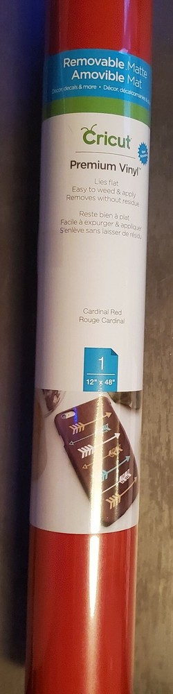 CIRCUT PREMIUM VINYL /CARDINAL RED /ONE 12" × 48"
