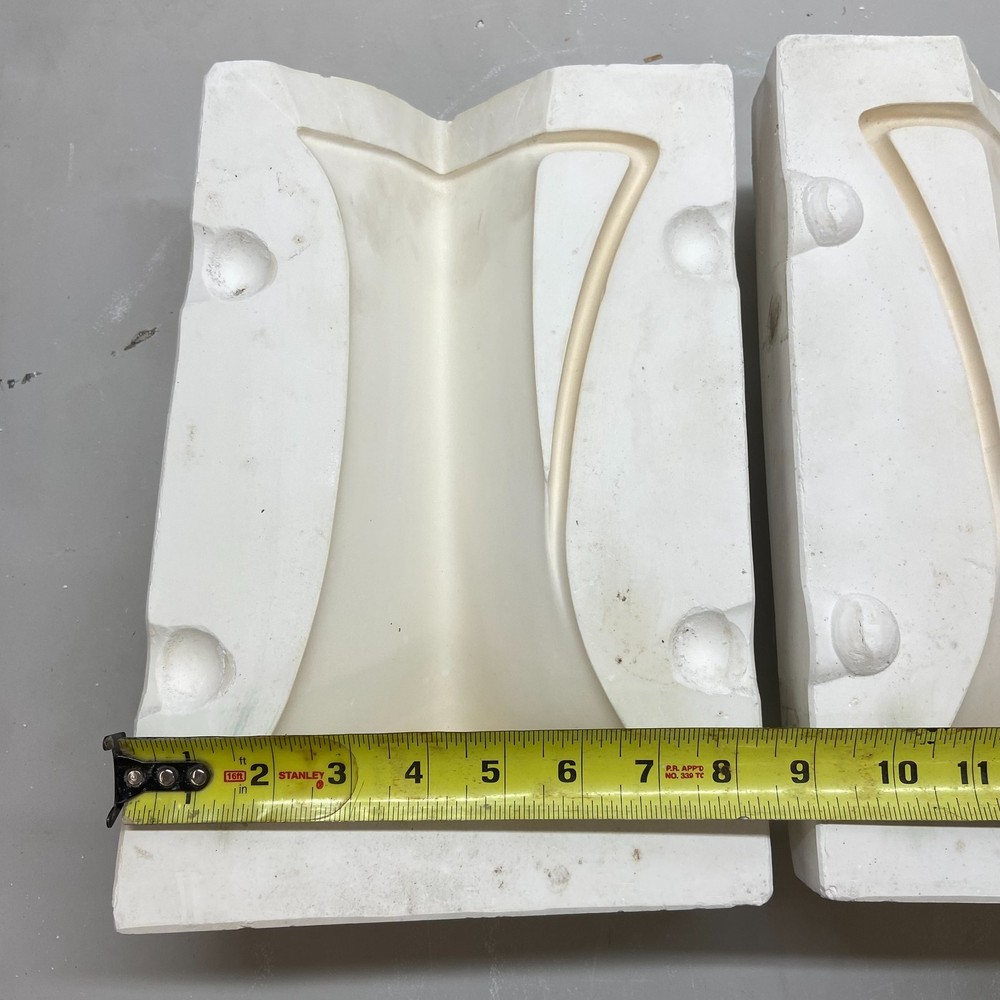 Ceramic Slip Casting Mold Curved Pitcher Vase
