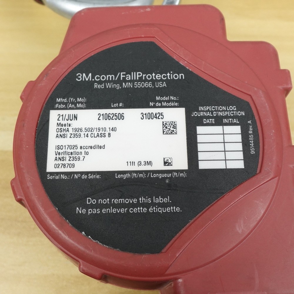 3M Fall Protection Protecta 3100425, 11ft (3.3M) Used Good