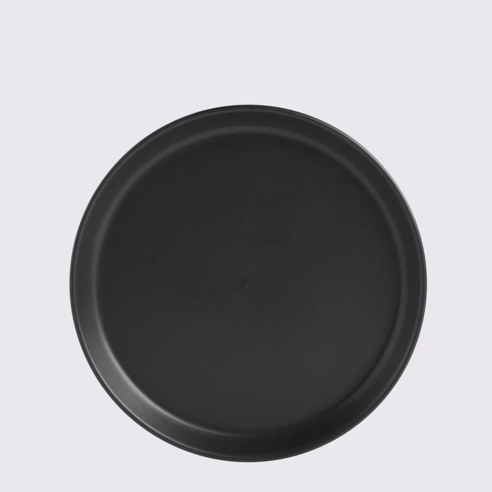Gibson Soho Lounge Sofia 12-Piece Coupe Dinnerware Set - Matte Black