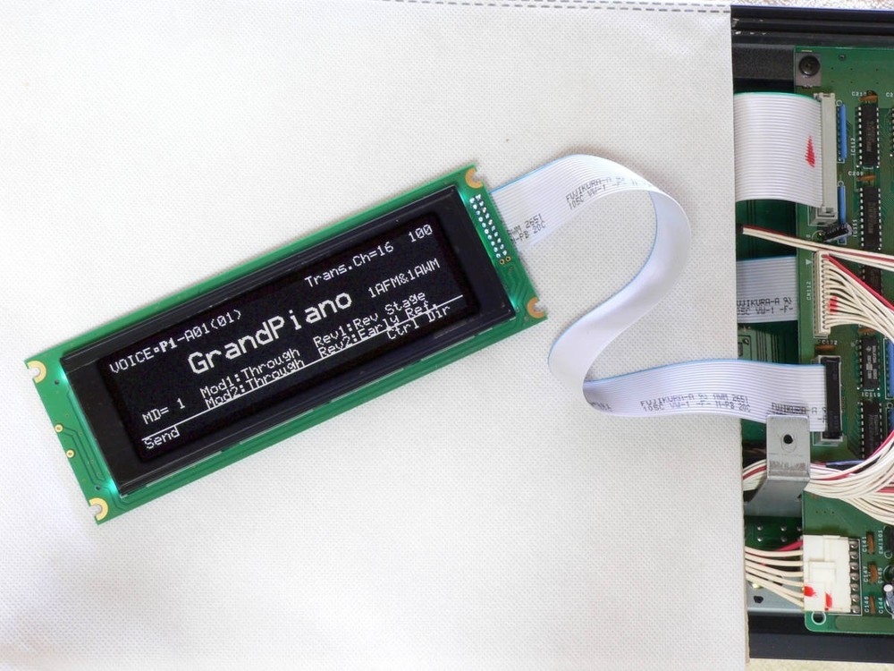 YAMAHA SY99 SY77 LCD Display Black LED Backlight Replacement Module New