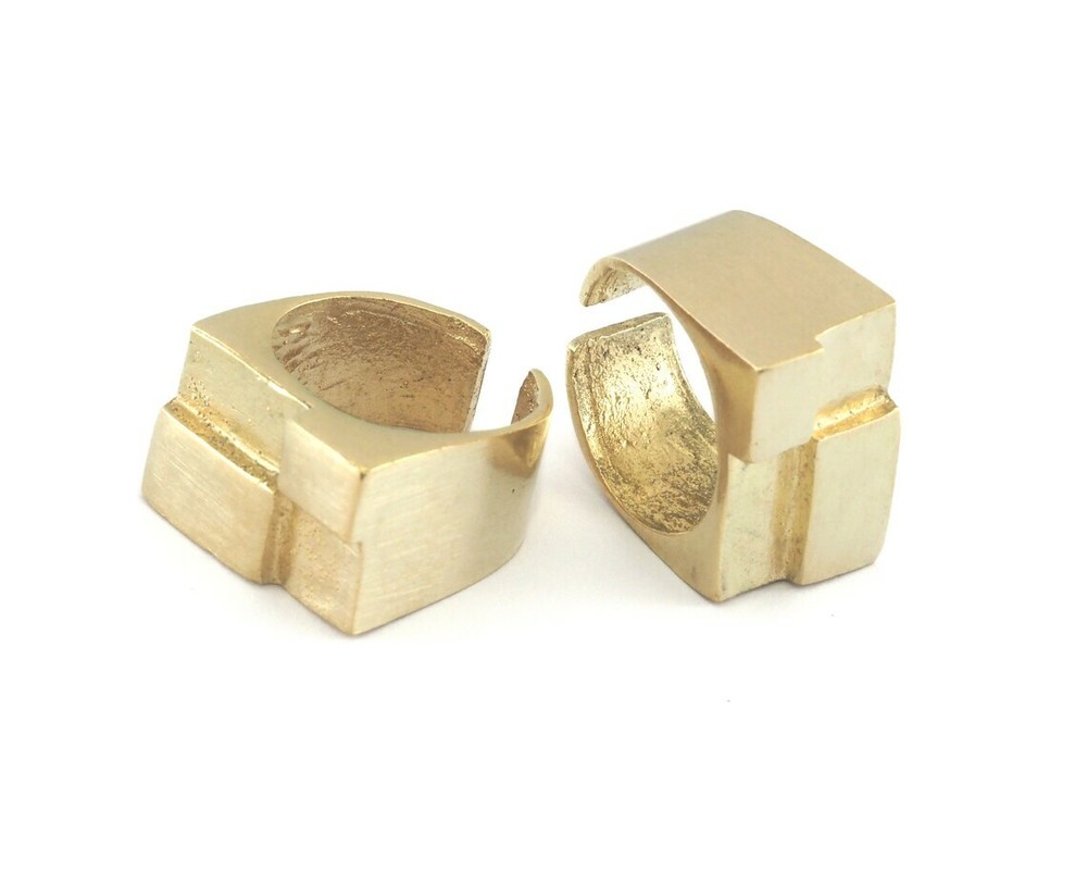 Adjustable Ring Raw brass (18mm 7.5US inner size) 3360