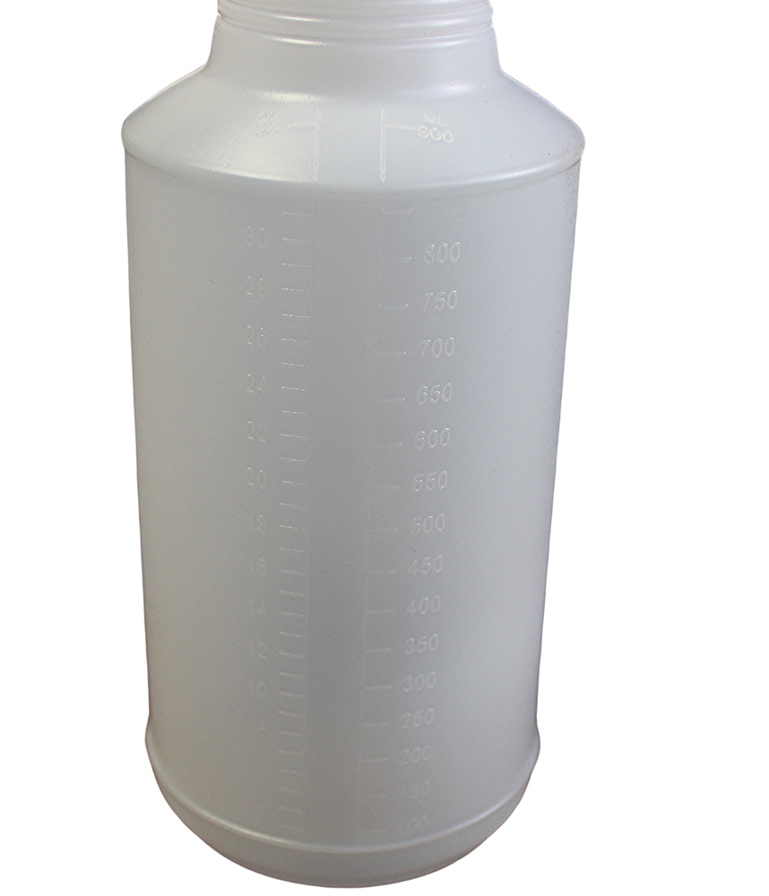 Spray Bottle with Adjustable Nozzle - Multi-Purpose Mist & Stream 3-Pack 30 Oz