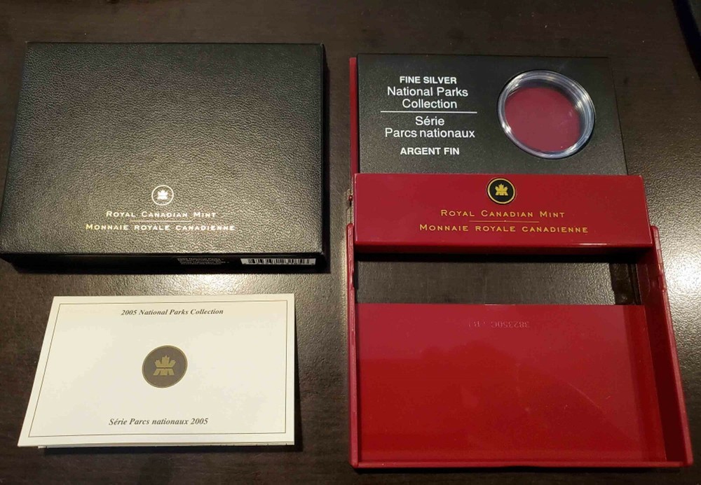 2005 S$20 Canada Mingan Archipelago MINT BOX & COA ONLY No Coins