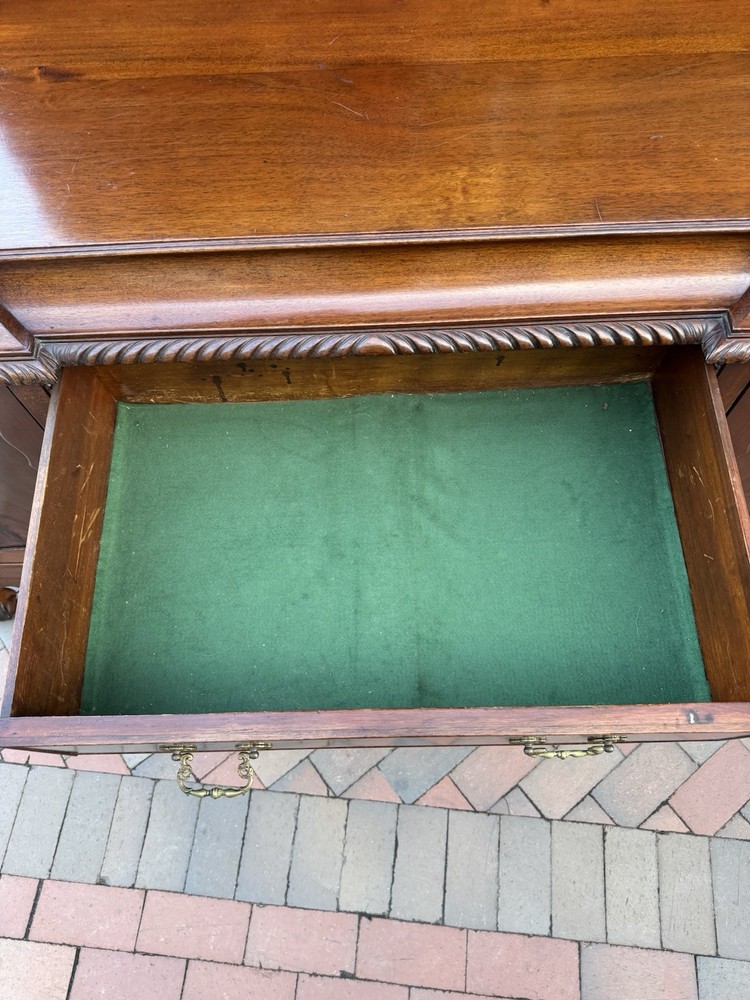 Antique Sideboard Buffet Server Mahogany Ball and Claw Feet