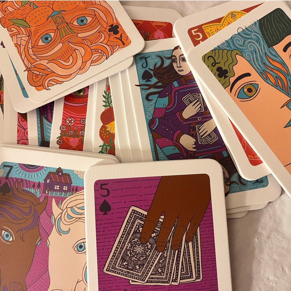 Illuminated Tarot 53 Cards for Divination Gameplay With Guidebook