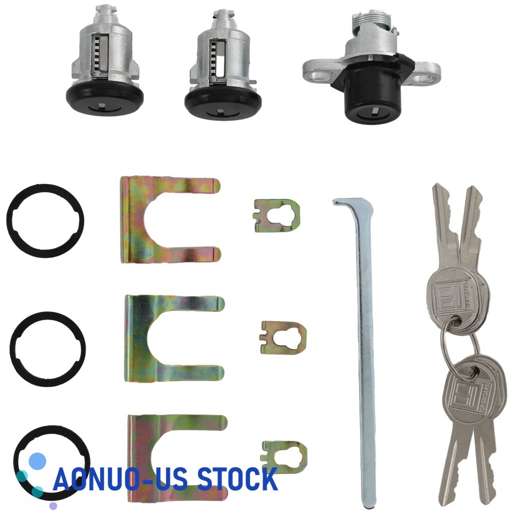 Doors & Hatch Lock Cylinder Set PY472 Fits For Camaro 1993-2002 Firebird