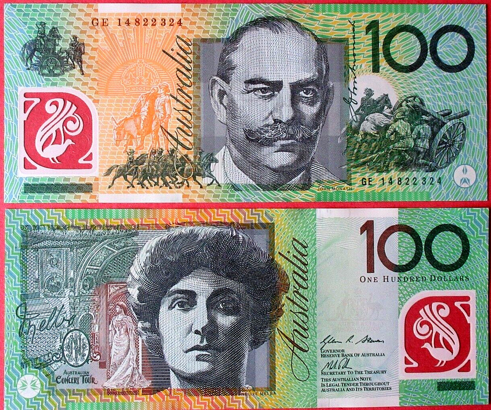 WORLD BANKNOTES(item1274) AUSTRALIA 100 DOLLARS 2014 P61e UNCIRCULATED.