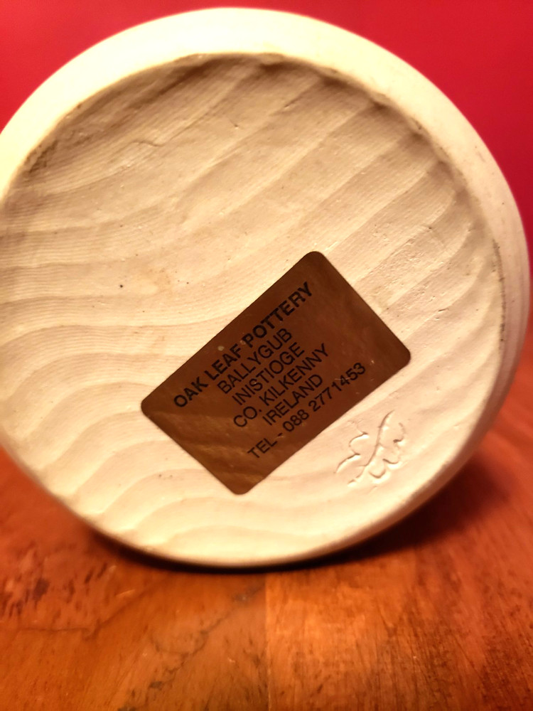 OakLeaf Pottery Pitcher from Ireland