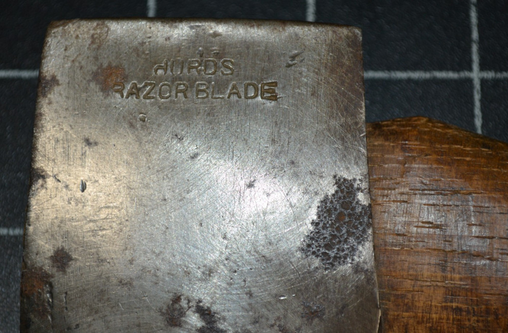 HURD'S RAZOR BLADE - CAMP HATCHET - ALL ORIGINAL