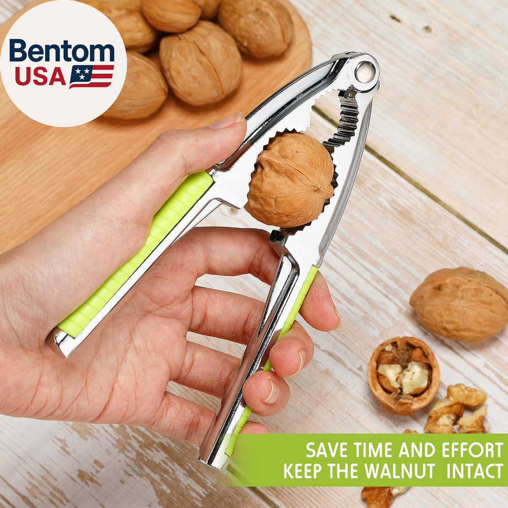 2 Pieces Walnut Cracker Tools Walnut Nutcrackers Metal Nut Shell Openers Nut She