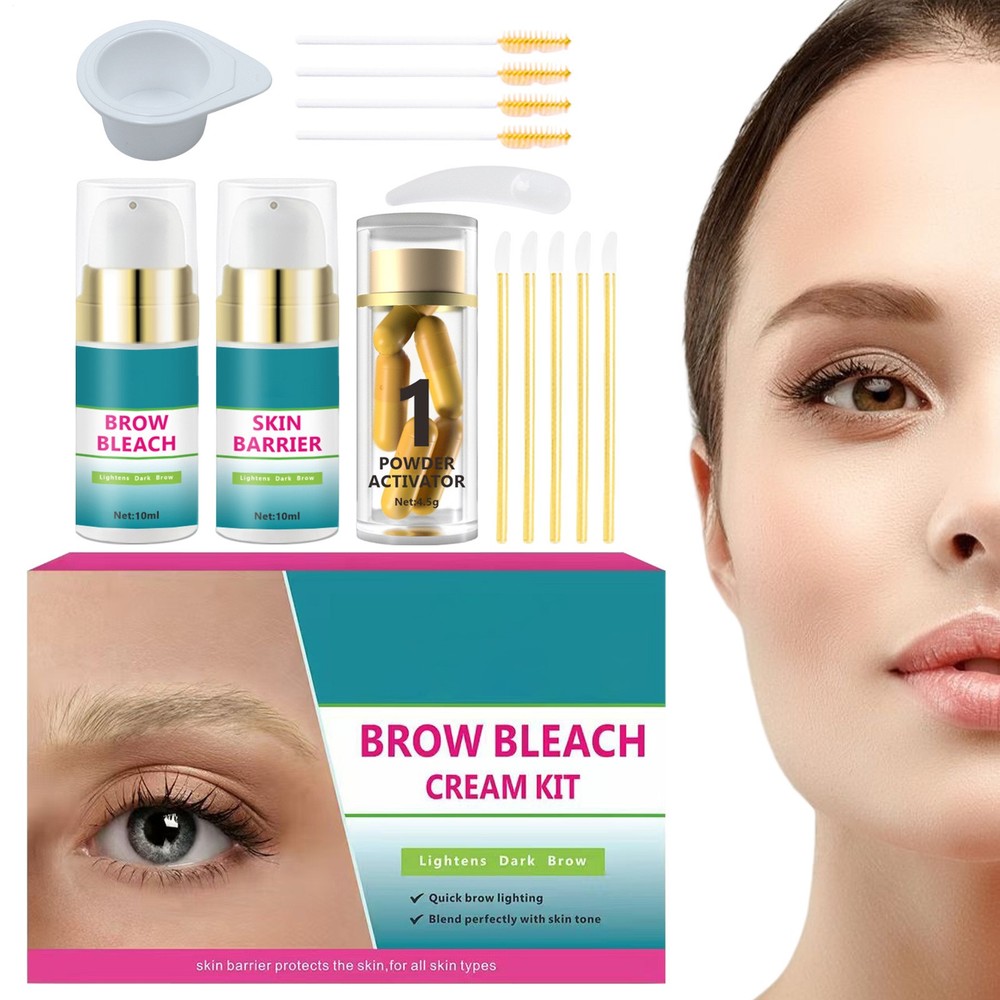 Brow Bleaching Kit Eyebrow Lightener Gentle Makeup Brow Bleach For Ordinary