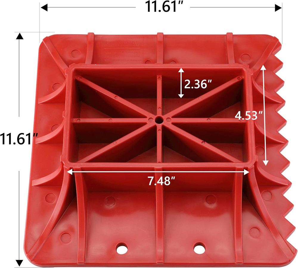 Base Stand & Handle Keeper Compatible with Hi Lift Jack Accessories Handle Bar P
