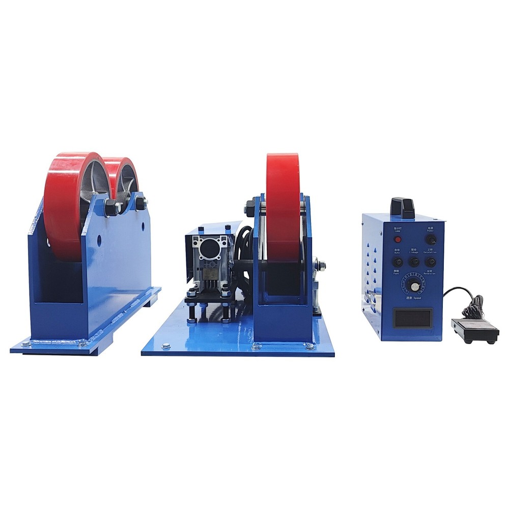 4400LBS Welding Roller Rack Digital Display Welding Turning Rolls Linkage Roller