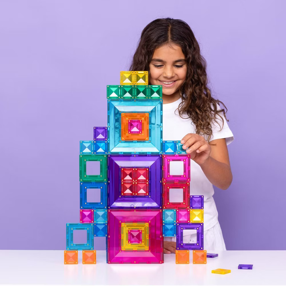 CONNETIX Magnetic Tiles Bright Portal Pack 48pc