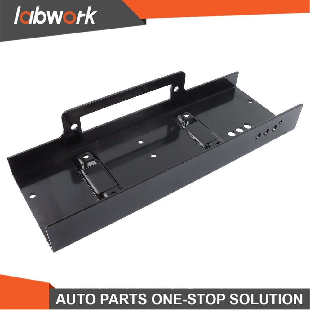 Labwork Universal Winch Mounting Plate 10" x 4.5" Raised Bolt Pattern 15,000lbs