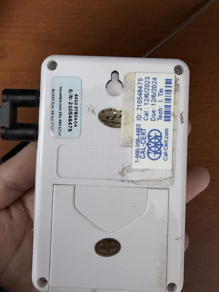 Traceable Digital Thermometer w/ Probe Cal-Cert Lab Temperature Meter Tested