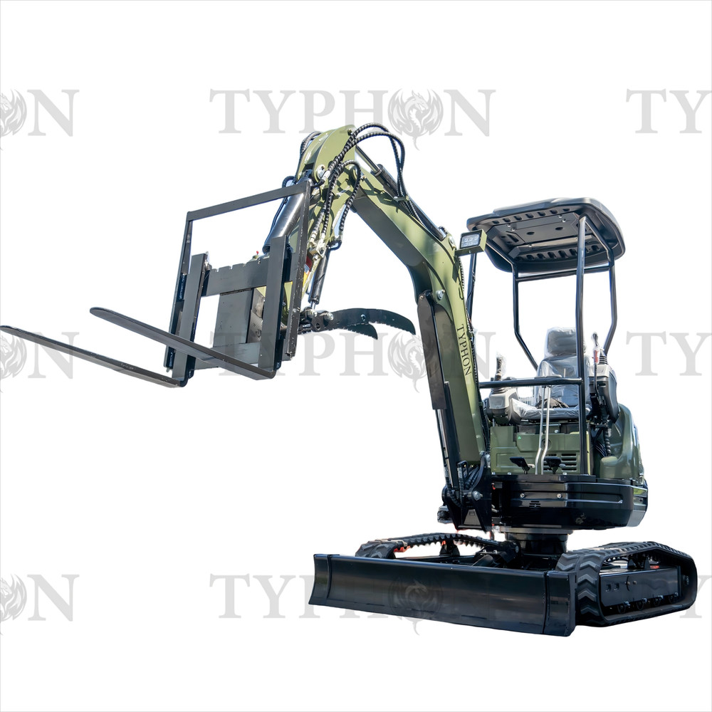 TYPHON TERROR XXV Pallet Fork Attachment for 2.5–3 Ton | Adjustable Stabilizer