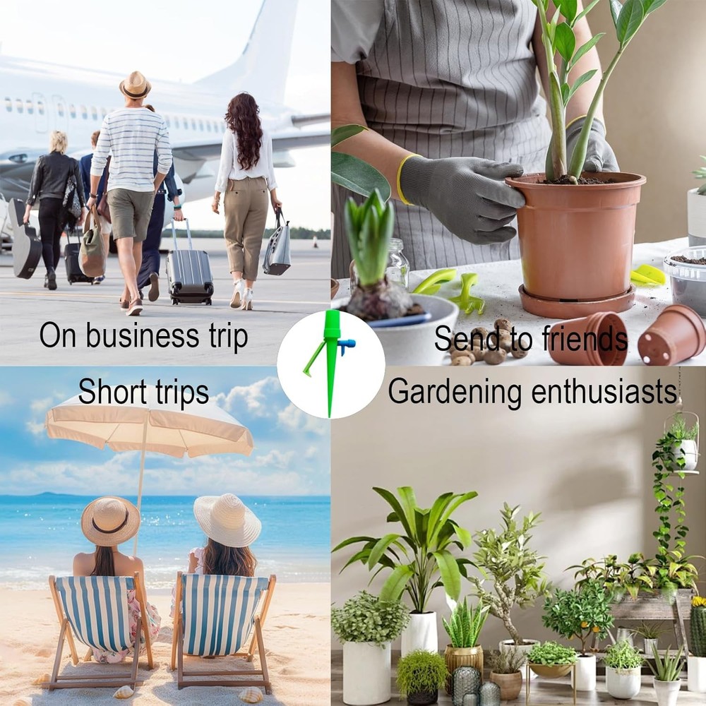 10pcs Automatic Watering Spikes, Adjustable Plant Watering Device, Automatic Flo
