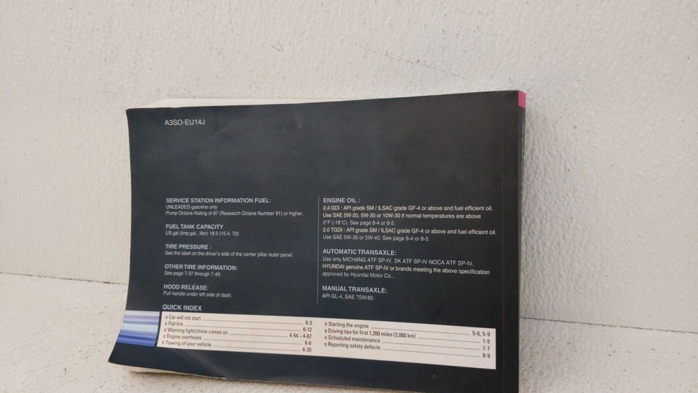 2011 Hyundai Sonata Owners Manual MEGVS
