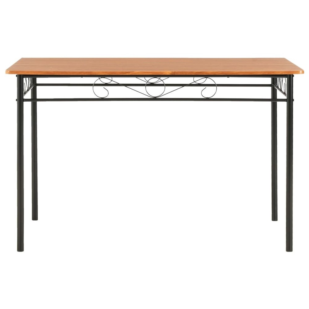 Dining Table Kitchen Breakfast Table Dining Room Dinner Table Brown MDF vidaXL
