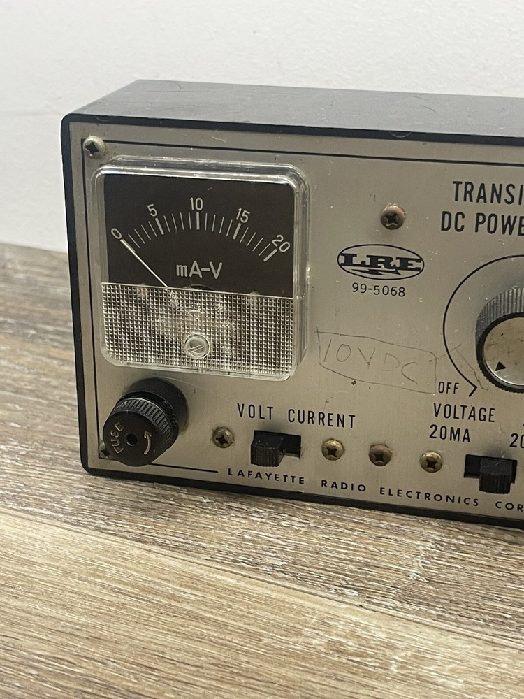 Lafayette Transistorized power supply LRE 99-5068 Powers on Untested