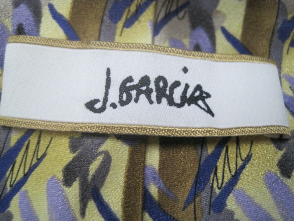 J. Garcia Necktie Tie Oak Tree Silk