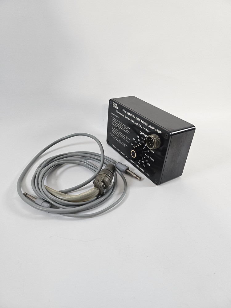 fogg system TP-69 temperature probe simulator