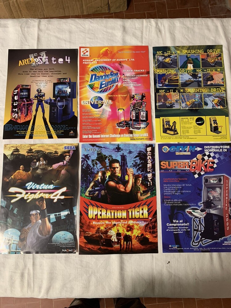 Jamma Arcade Video Games Brochure Brochure