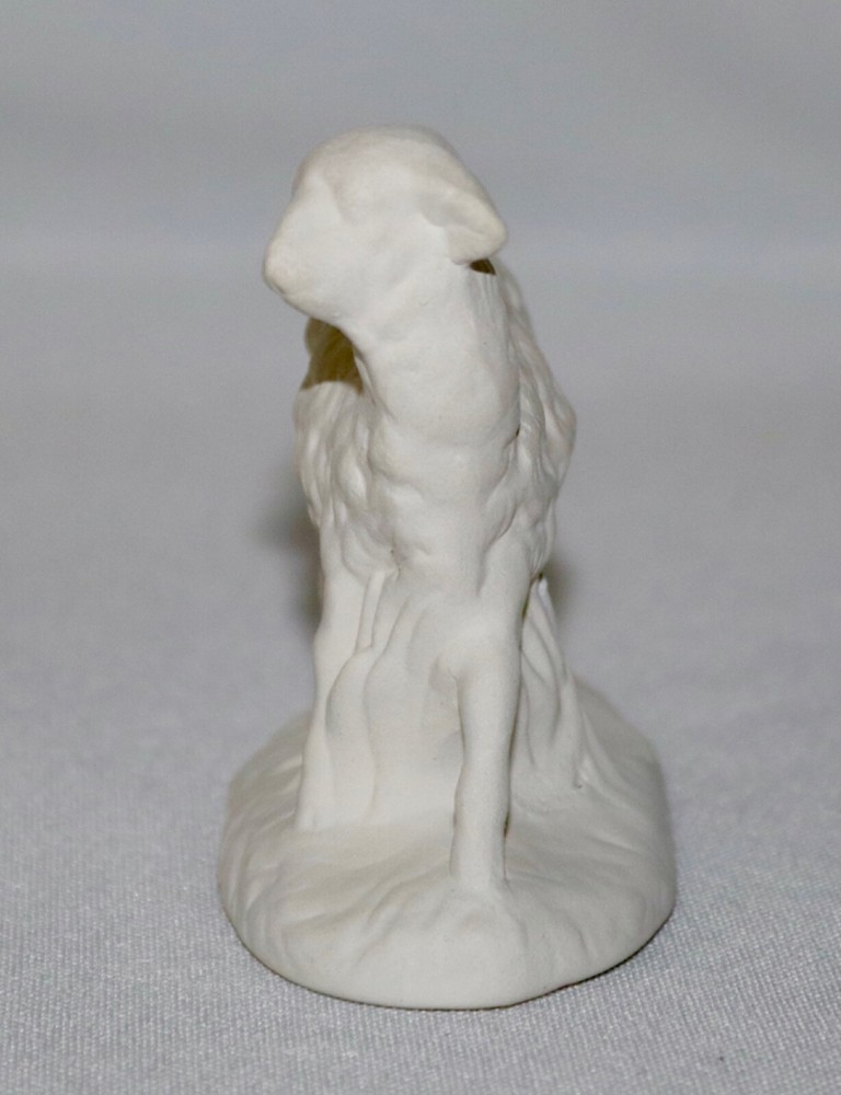 Ceramic Nativity 8” Set Accessory ~ Lamb Standing ~ Ready To Paint