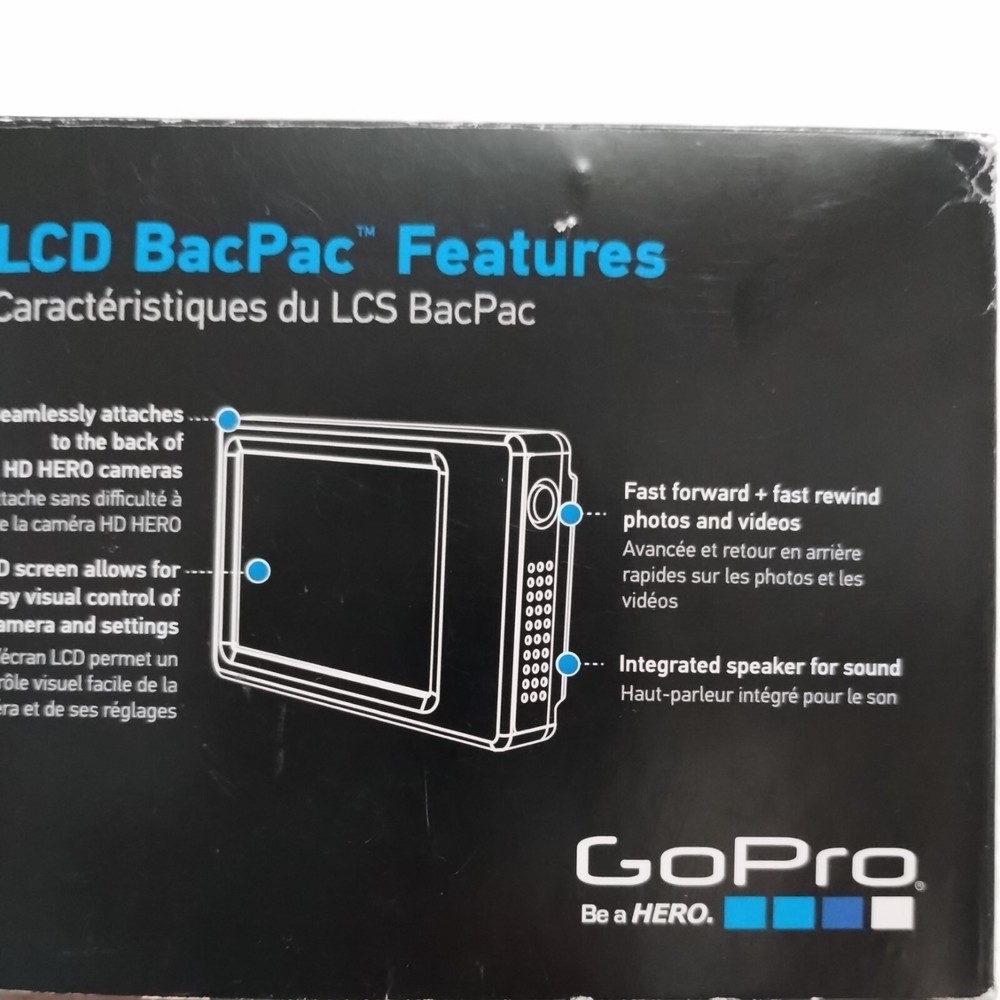 GoPro Waterproof Case LCD Touch BacPac Pack