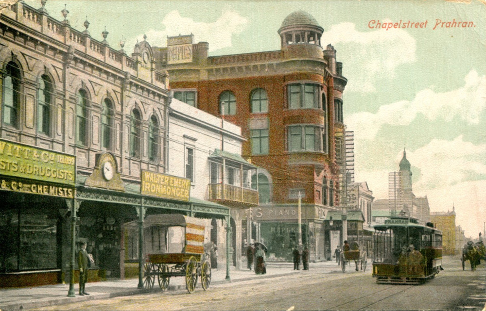 Chapel street, Prahran - Postcard