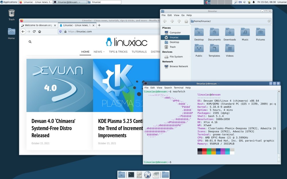Devuan Linux Excalibur 6.0.0 Bootable USB Installer Latest Release PC MAC 64-Bit
