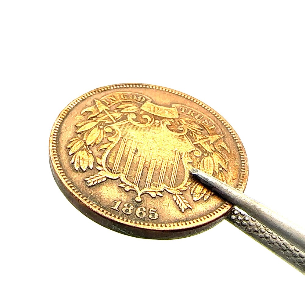 1865 United States 2 Cent Coin