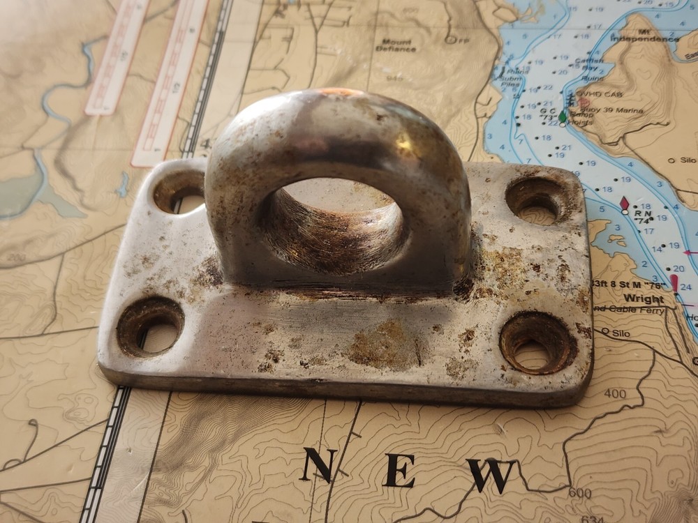 Stainless Steel 3-5/16" Pad Eye