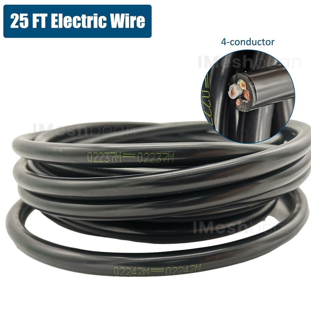 25FT 1/4"x3/8" Insulated Copper Ductless Mini Split Line Set w/25FT Control Wire