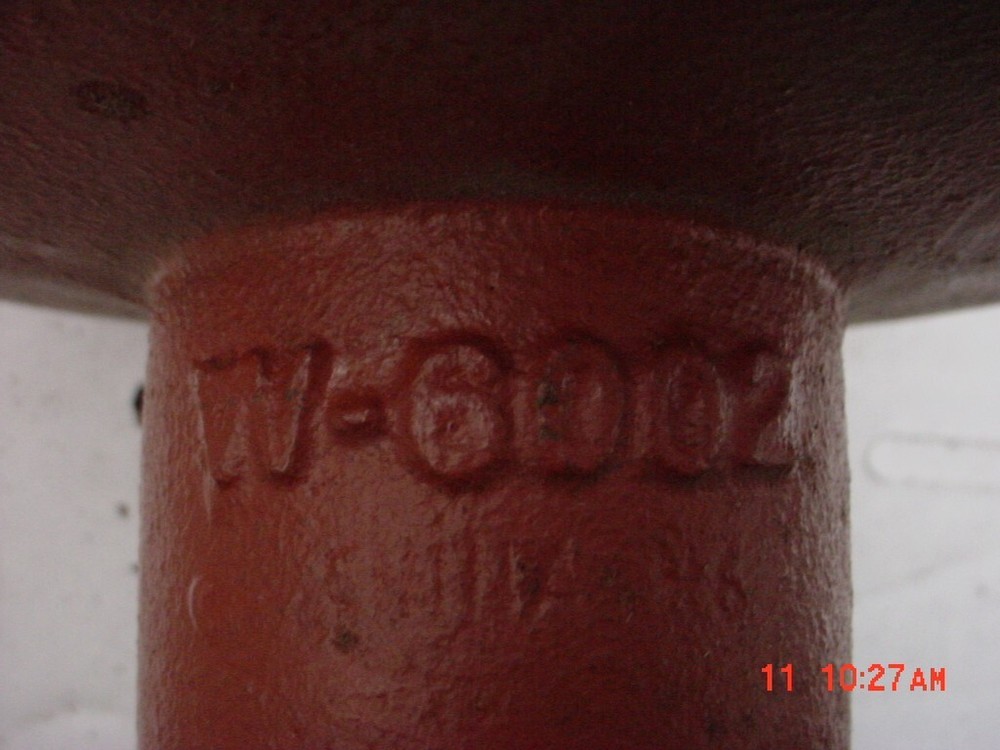 WADE Cast Iron Floor Drain 2” Stem Connection w/ Brass Plug