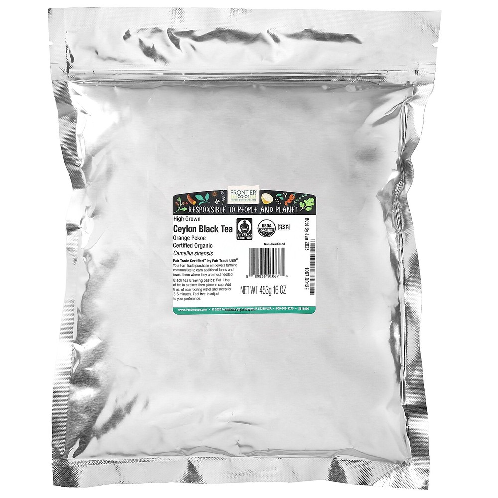 Organic Ceylon Black Tea, 16 oz (453 g)