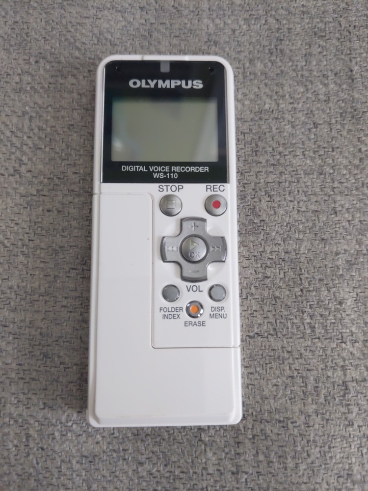 Olympus Digital Voice Recorder WS-110 (WORKS - READ DESCRIPTION)