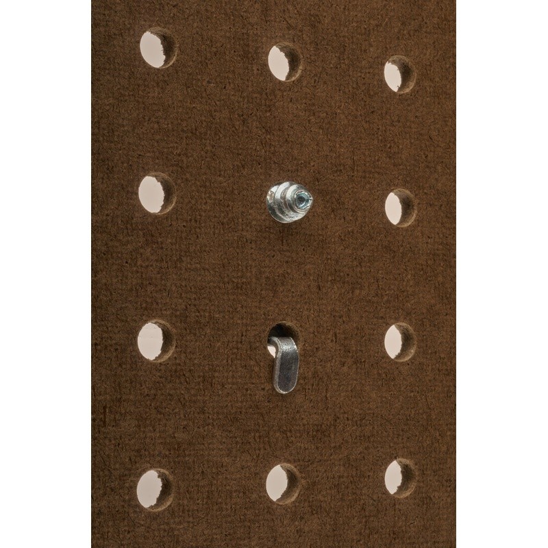 Heavy Duty Steel Pegboard Hooks Locking Spring Clips 10 Pack Tool Organization