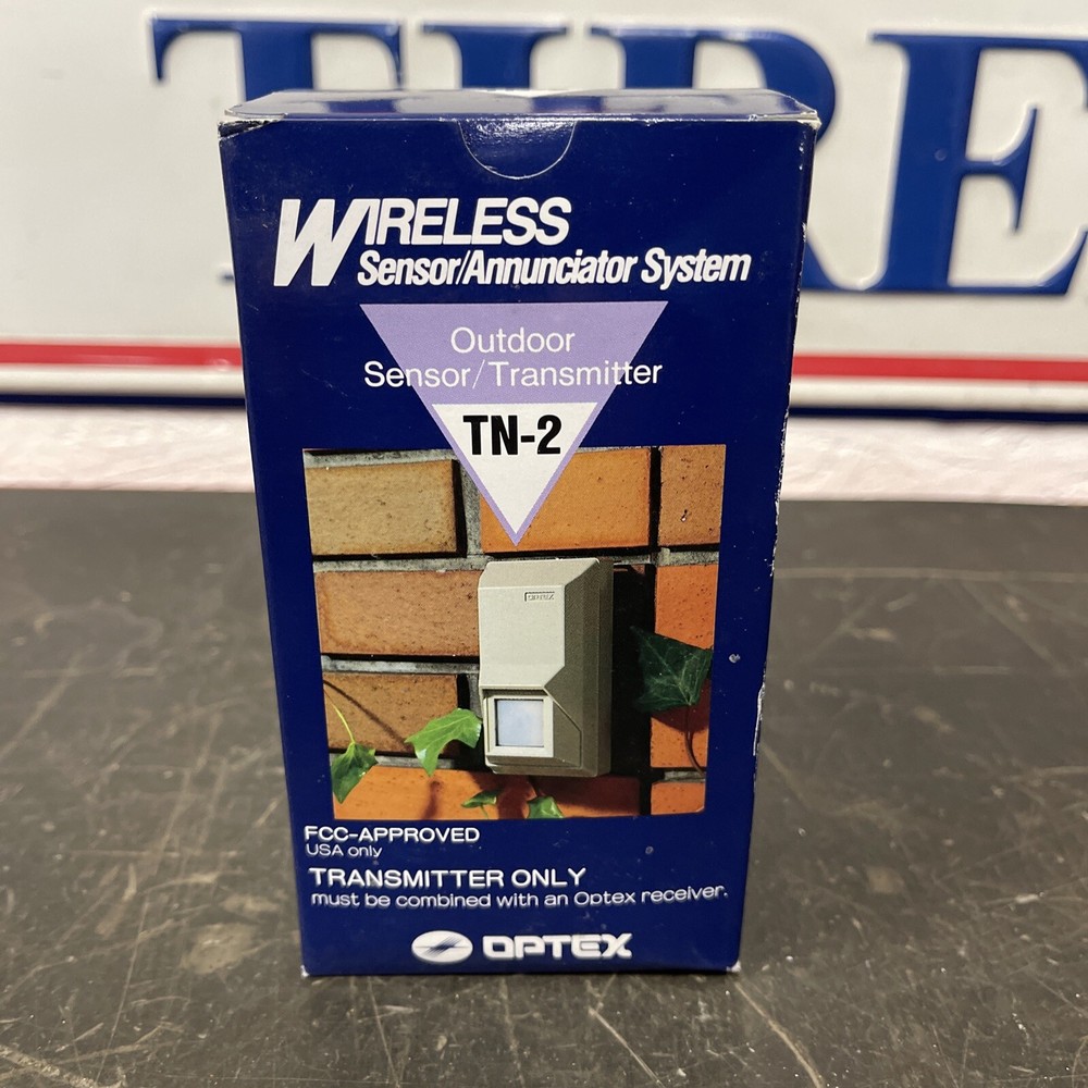 Optex TN-2 Wireless Sensor Annunciator System Outdoor Sensor Transmitter NEW