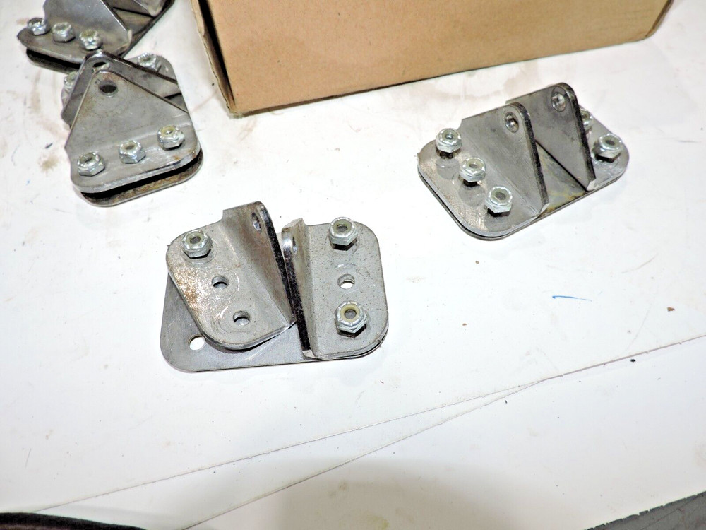 (7) steel safety tether mounts and assorted tethers Nascar Late Model