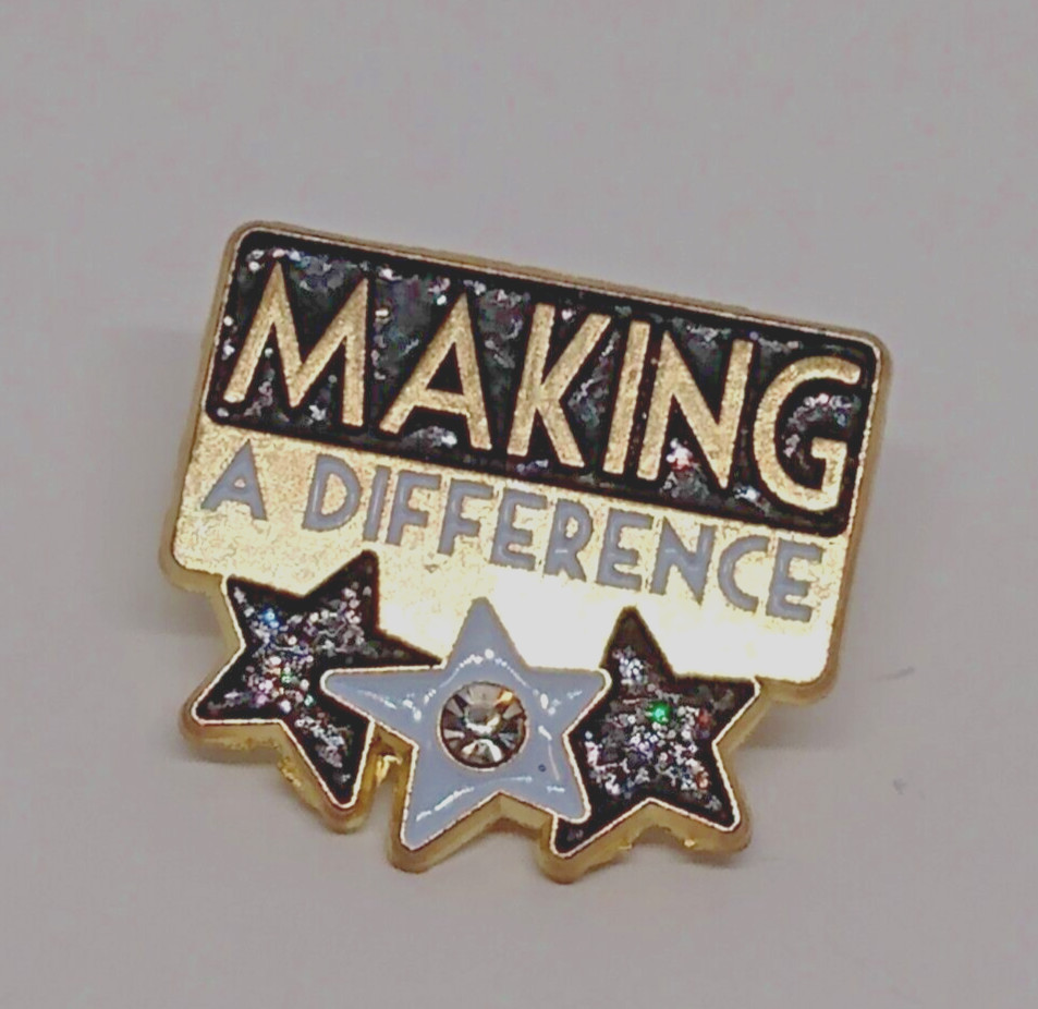 Making a Difference Sparkling Stars Lapel Pin