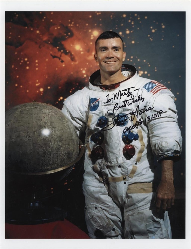 Fred Haise- Signed Laser Photograph