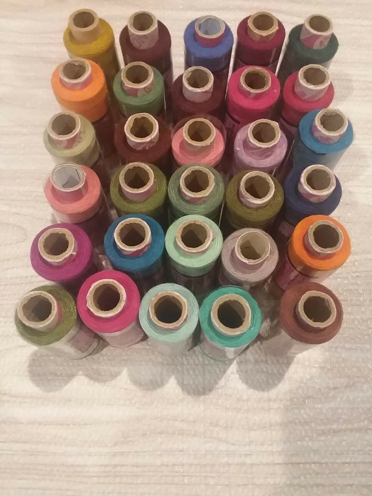 15 piece  Polyester Sewing Thread  Hand Stitching 200 Yard Each Spool